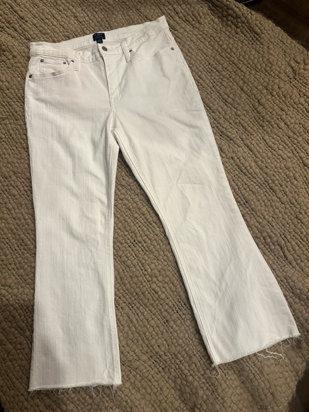 JCrew Women’s Midrise Flare Crop Jeans